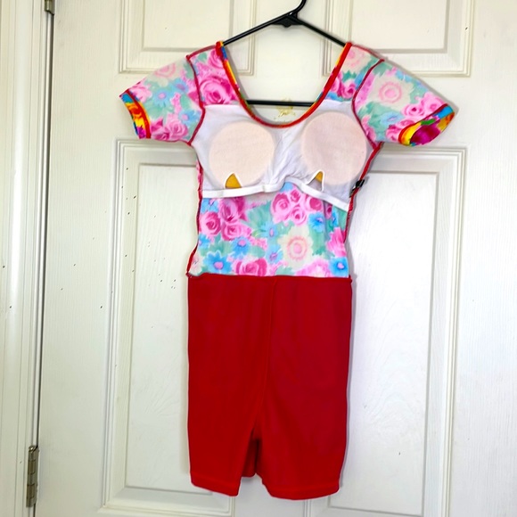 Girls Teens Rare Design Onepiece Swimsuit Size Medium - Picture 5 of 7